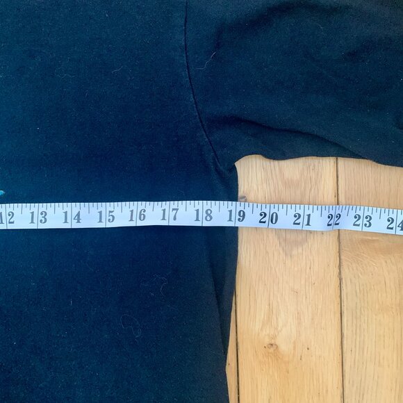 Y2K Volcom Long Sleeve Tee Shirt Youth XL Men's Small Black Big Logo Print - Picture 4 of 5